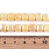 Anti-Tarnish Electroplate Glass Beads Strands GLAA-T025-8mm-10B-4