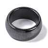 Magnetic Synthetic Hematite Finger Ring RJEW-A047-02D-2