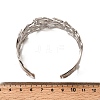 304 Stainless Steel Cuff Bangles BJEW-L705-02P-5
