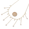 Shell Pearl Necklaces X1-NJEW-TA00186-3