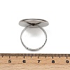 304 Stainless Steel Cuff Ring Components STAS-D372-05P-02D-3