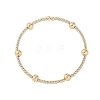 Brass Micro Pave Clear Cubic Zirconia Chain Bracelets for Women BJEW-M047-02G-4