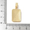 Brass Micro Pave Clear Cubic Zirconia European Dangle Charms KK-U046-14G-03-3