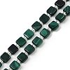 Natural Malachite Beads Strands G-L630-A01-7x7mm-2