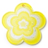 Acrylic Pendants with Glitter Powder MACR-Q160-01B-1