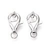 Anti-Tarnish 925 Sterling Silver Lobster Claw Clasps STER-N016-40P-1