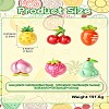 60Pcs 6 Styles Opaque Resin Decoden Cabochons RESI-CJ0004-15-9