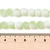 Frosted Crackle Glass Beads Strands GLAA-U001-6mm-M09-4