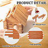 2 Sets 40Pcs Mini Wood Floor Sticker DIY-GO0002-34-3