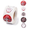 4 Styles Christmas Themed Paper Stickers X-DIY-L051-006D-1