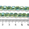 Electroplate Glass Beads X1-EGLA-D030-19K-4