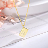 Stainless Steel Envelope Pendant Necklaces GL7398-1-2
