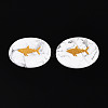 Natural Howlite Cabochons G-T143-28N-1