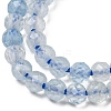 Grade A Natural Aquamarine Beads Strands X-G-E411-19F-2mm-3