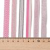 18 Yards 6 Styles Polyester Ribbon SRIB-Q022-D16-2
