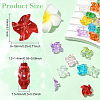 100Pcs 11 Colors Handmade Lampwork & Beads LAMP-CJ0002-89-2