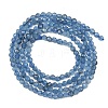 Natural Devil Blue Aquamarine Beads Strands GG-CBAF158-D01-03-3