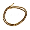 Electroplate Glass Beads Strands GL-CBAA615-01F-2