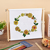Adjustable Width Wood Scroll Embroidery Frames DIY-WH0430-480-4