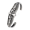 Retro 316 Surgical Stainless Steel Cuff Bangles BJEW-C142-12AS-4
