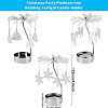 Iron Rotating Tealight Candle Holder AJEW-FG0001-20P-2