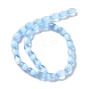 Macaron Color Natural Selenite Beads Strands G-B102-A01-07-2