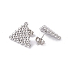 Non-Tarnish 304 Stainless Steel Triangle Stud Earrings for Women EJEW-E199-18P-2