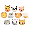 Animal Theme Opaque Resin Cabochons RESI-B048-04-1
