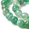 Natural Striped Agate/Banded Agate Beads Strands G-G581-8mm-12-4