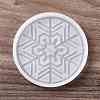 DIY Christmas Snowflake Pattern Cup Mat Silicone Molds DIY-E055-17-2