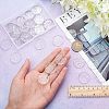 Olycraft 30Pcs Transparent Glass Mosaic Tiles DIY-OC0009-39A-3