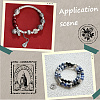 100Pcs 10 Styles Alloy European Beads FIND-SP0003-96-5