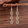 Alloy & Iron Dangle Earrings FS-WG7331A-01-4