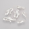 Tibetan Style Hook and Eye Clasps K08ZJ021-1