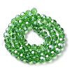 Electroplate Glass Bead Strands X-EGLA-R015-8mm-14-5