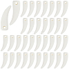 60Pcs Opaque Acrylic Pendants OACR-SP0002-35-1