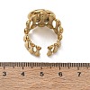 304 Stainless Steel Cuff Ring Components SA-CBA37BC-18D-G-3