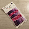 12 Skeins 12 Colors 6-Ply Polycotton(Polyester Cotton) Embroidery Floss LS-PW22063098415-1