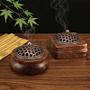 2 Bags 2 Styles Wood Incense Burners AJEW-PH0010-17-4