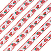 10Yards Polyester Strawberry Ribbon OCOR-TA0003-62B-2