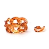 Acrylic Curb Chains Finger Rings RJEW-JR00311-05-2