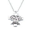 Cross and Wings Urn Ashes Pendant Necklaces BOTT-PW0001-027AS-4
