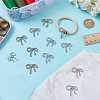12Pcs 2 Colors Alloy Rhinestone Cabochons FIND-FG0004-58-4