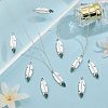 CHGCRAFT 40Pcs Alloy Enamel Pendants FIND-CA0005-27A-5