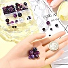 4 Styles Natural Striped Agate/Banded Agate Beads Strands G-YW0001-85-5