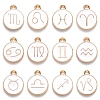 Alloy Enamel Pendants ENAM-S124-01A-04-1