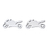 Non-Tarnish 201 Stainless Steel Pendants STAS-T044-238P-1