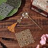 CHGCRAFT 12Pcs 3 Colors Alloy Filigree Joiners Findings FIND-CA0004-94-4