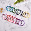 Handmade Polymer Clay Heishi Surfer Stretch Bracelets Set BJEW-SW00099-08-4