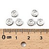 Brass Grade A Rhinestone Spacer Beads RSB036NF-03-4